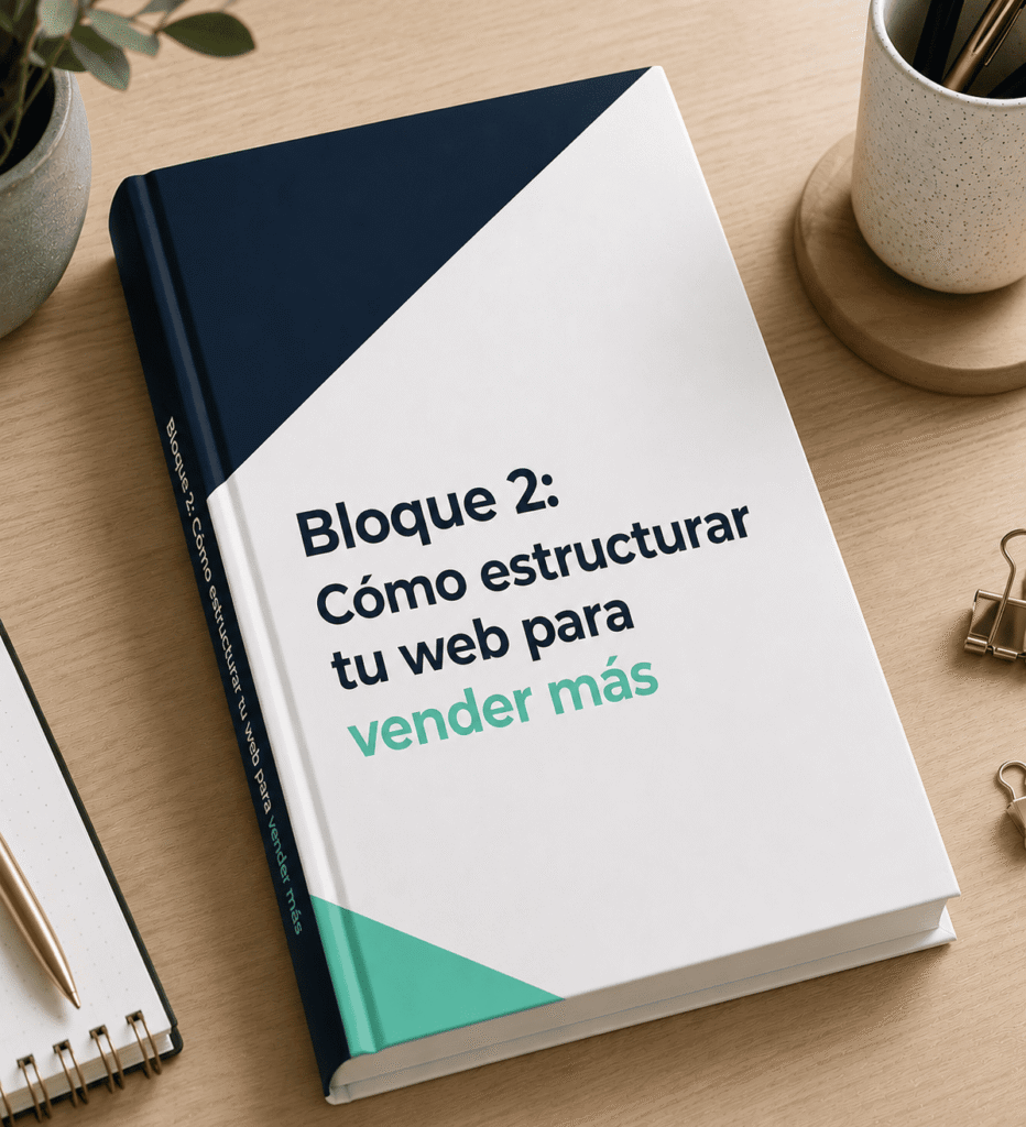 Bloque 2 Estructura tu web para vender más de la guía Mejora tu web sin saber SEO